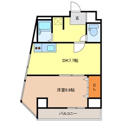 アビリティ常藤町の物件間取画像